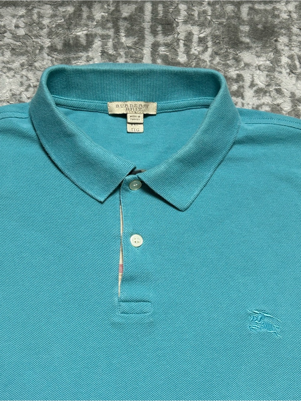 BURBERRY BRIT NOVA CHECK POLO SHIRT SIZE XXL